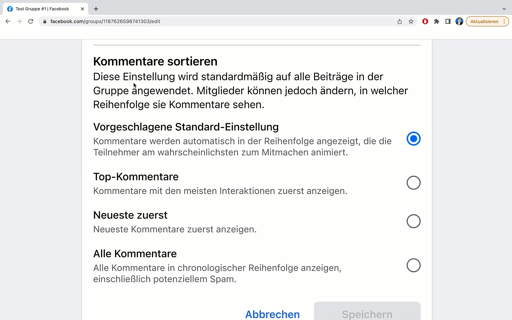 Návod k povolení příspěvků ve skupinách na Facebooku