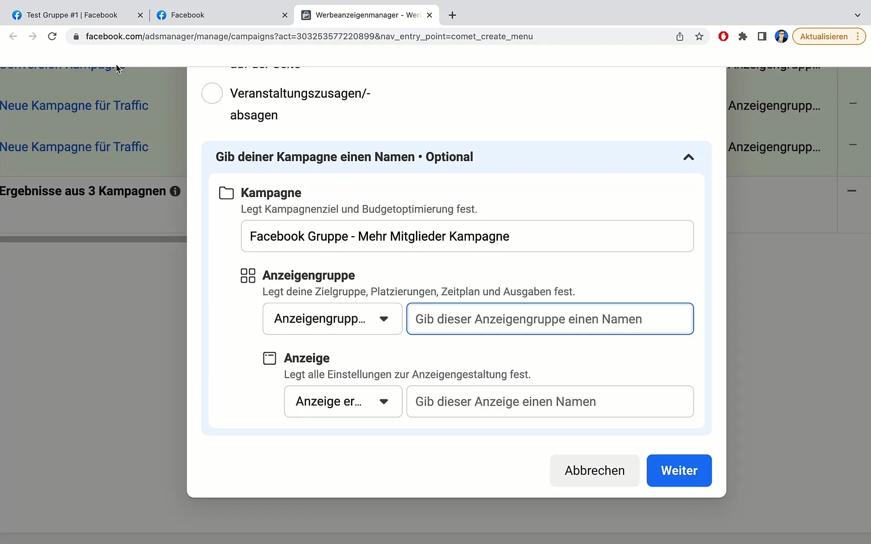 Optimale Facebook-advertentie voor groepen maken Optimaal Facebook-advertentie maken voor groepen