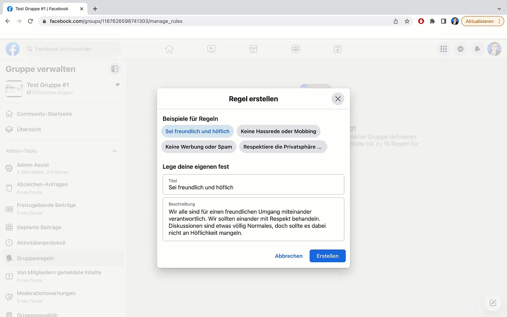 Stanovte efektivní pravidla pro skupiny na Facebooku