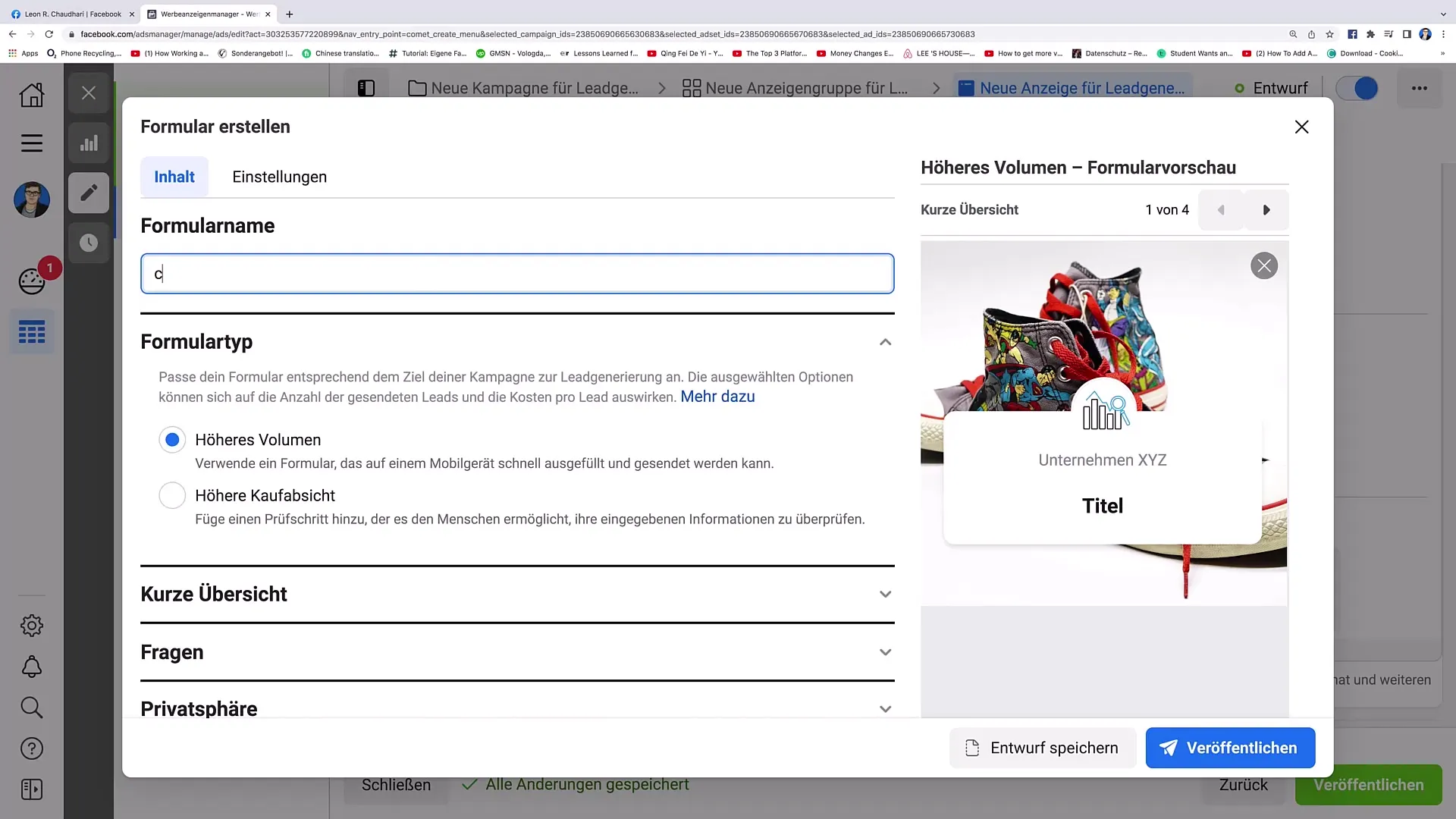 Vytvoření efektivní reklamy na získání kontaktů pomocí kola na Facebooku