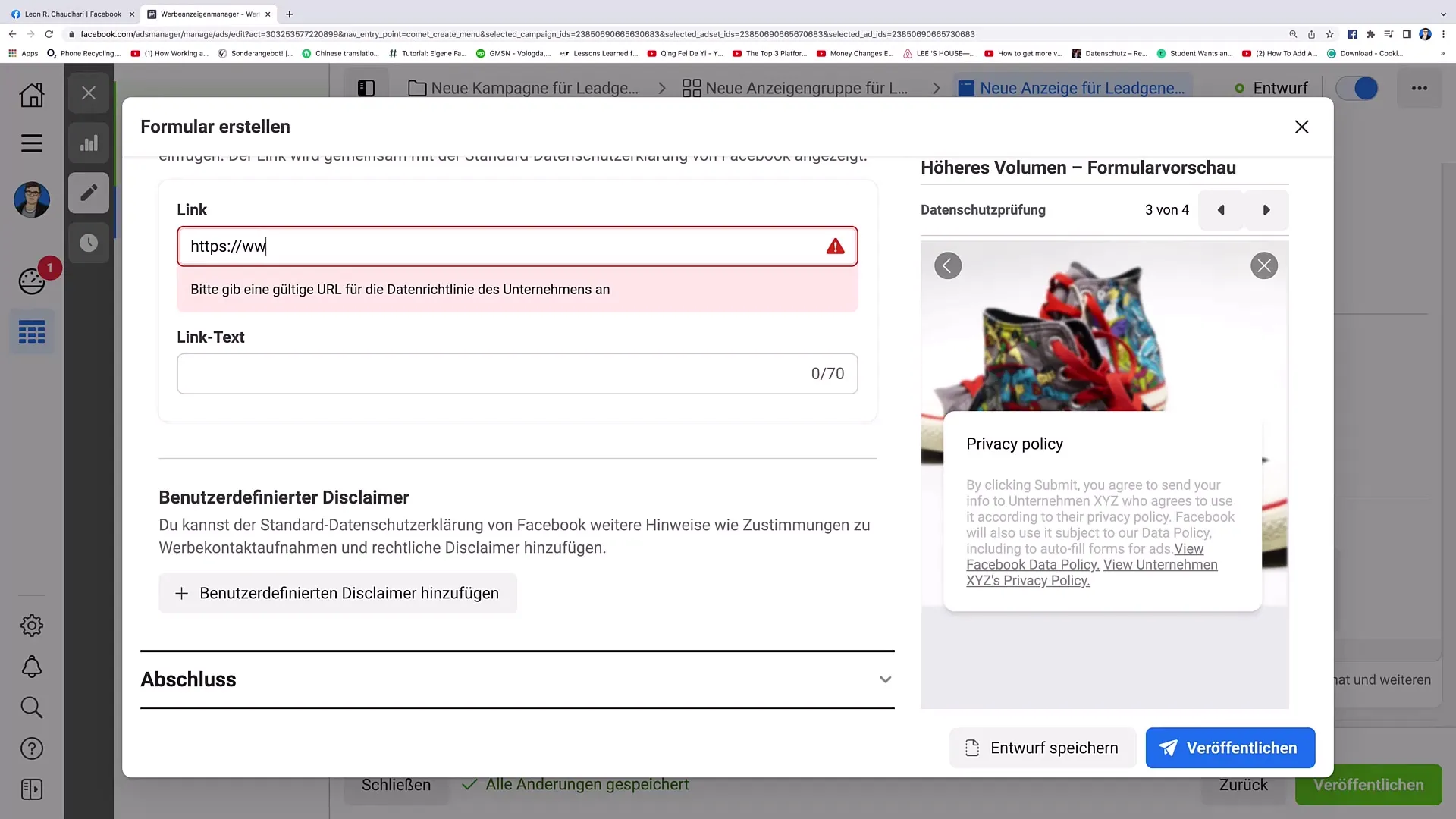 Vytvořte efektivní reklamu na vedení v kroužku na Facebooku
