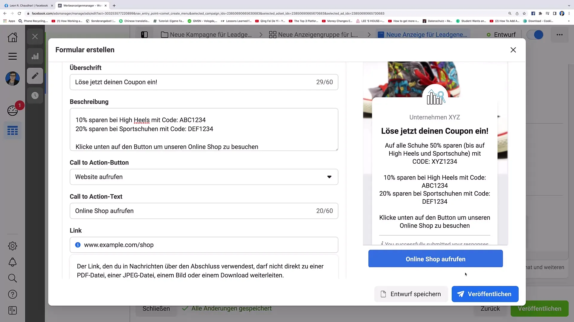 Vytvoření efektivní reklamy na získávání kontaktů pomocí Facebookových karuselových inzerátů