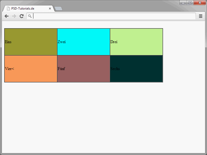 HTML & CSS für Einsteiger (Teil 08): Tabellen (02)