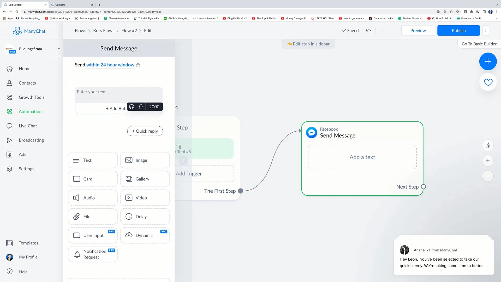 Effektives Facebook-Marketing mit Smart Delays in ManyChat Effektives Facebook-Marketing mit Smart Delays in ManyChat
