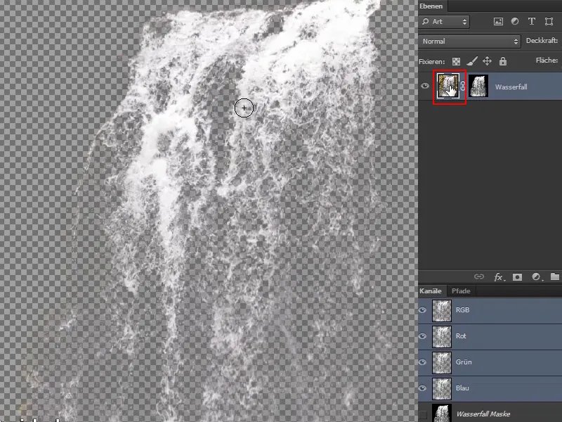 Photoshop - El Oráculo del Mar - Parte 08: Recorte y colocación de una cascada