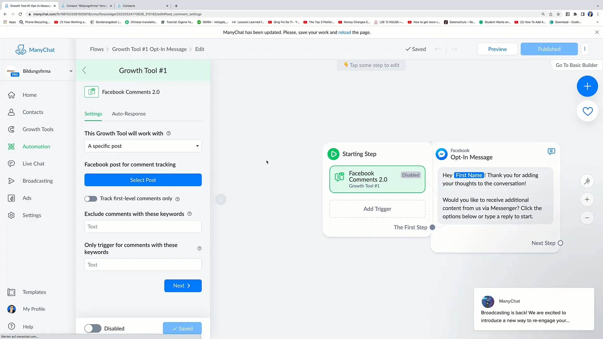 Pokročilé nástroje pro růst na Facebooku: Účinné využití komentářů, JSON a chatu