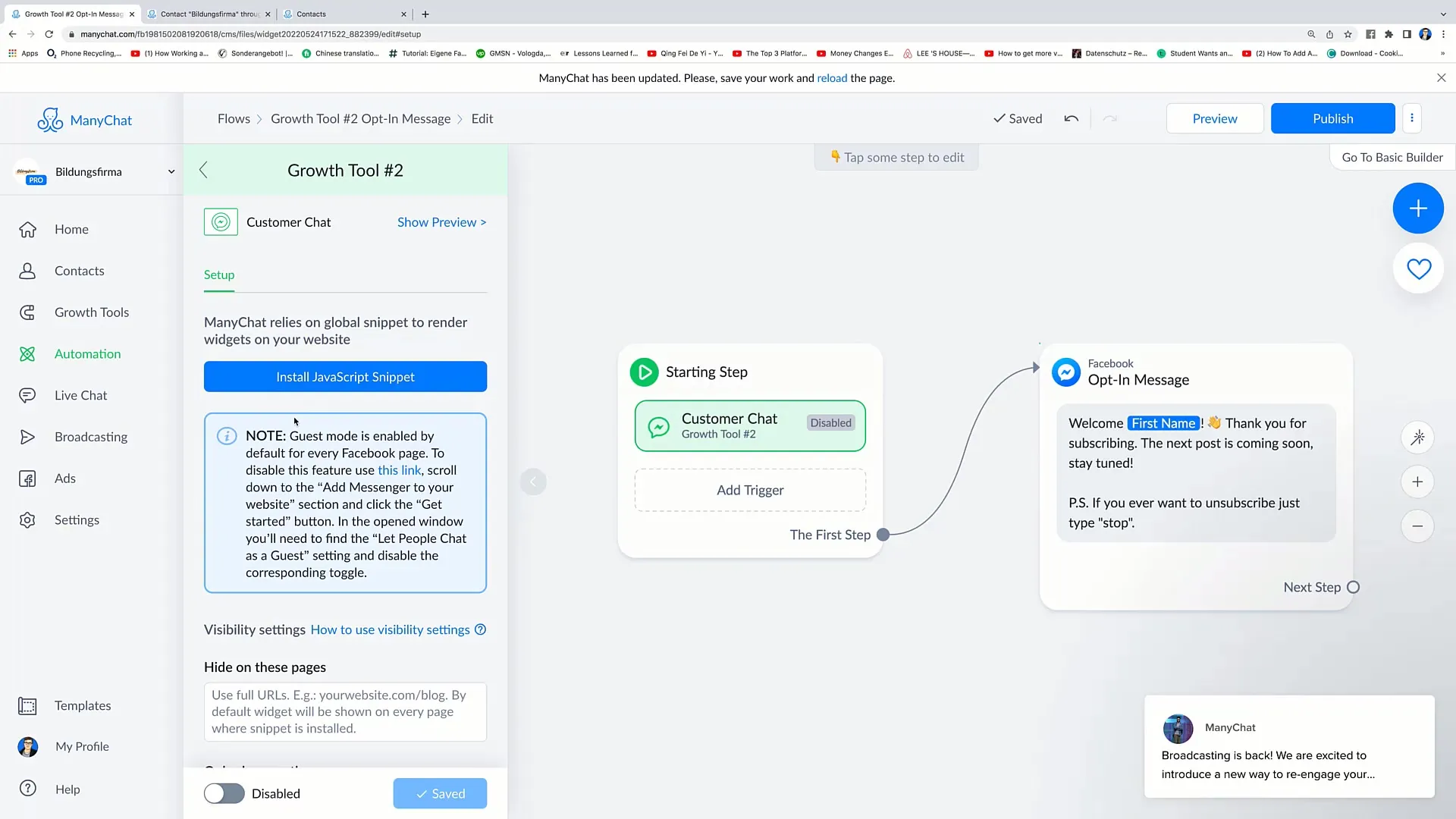 Geavanceerde groeigereedschappen voor Facebook: Effectief gebruik van comments, JSON en chat Geavanceerde groeigereedschappen voor Facebook: Effectief gebruik van reacties, JSON en chat