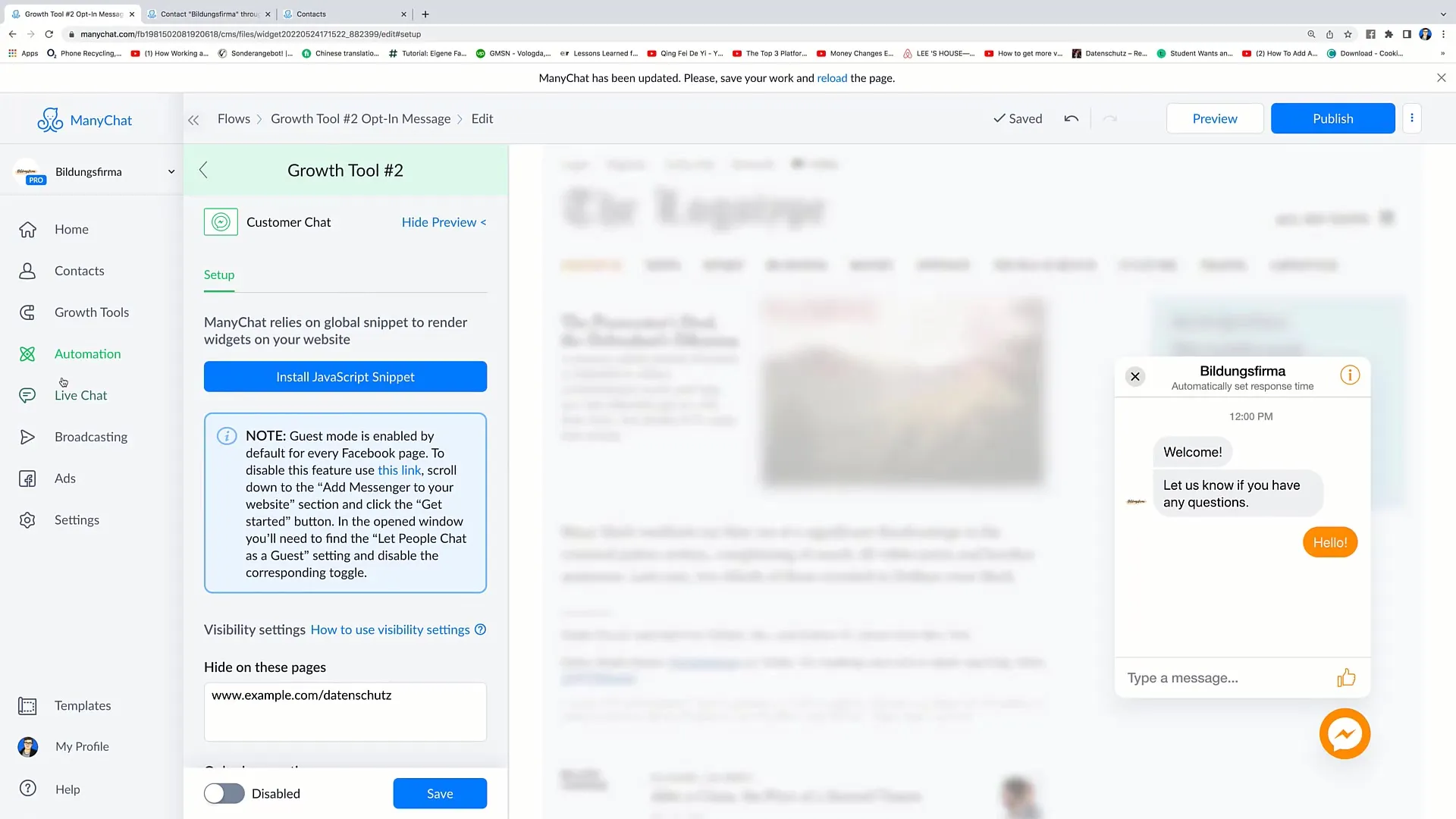 Pokročilé nástroje pro růst na Facebooku: Efektivní využití komentářů, JSON a chatu