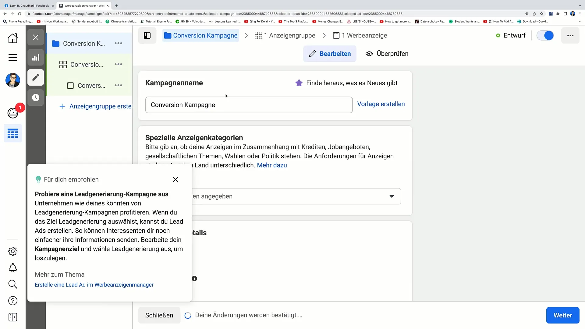Facebook-marketing: Succesvolle conversie advertentie plaatsen Facebook-marketing: Succesvolle conversieadvertentie plaatsen