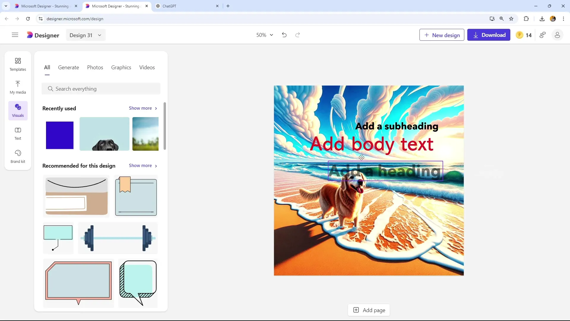 Loomingulised visuaalid Microsoft Designeris: Põhjalik juhend