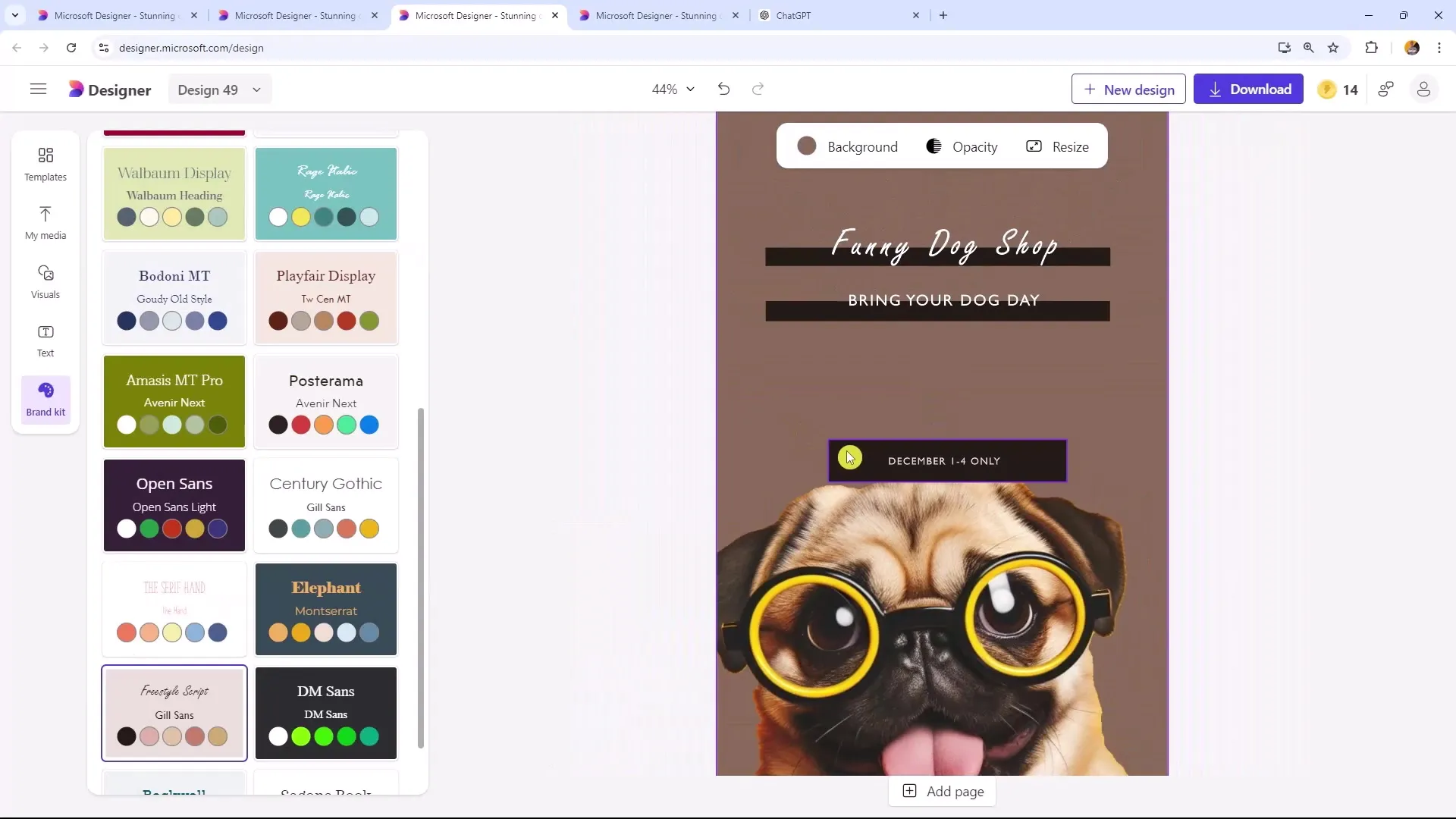 Lage profesjonelle flygeblader med Microsoft Designer: En trinn-for-trinn veiledning