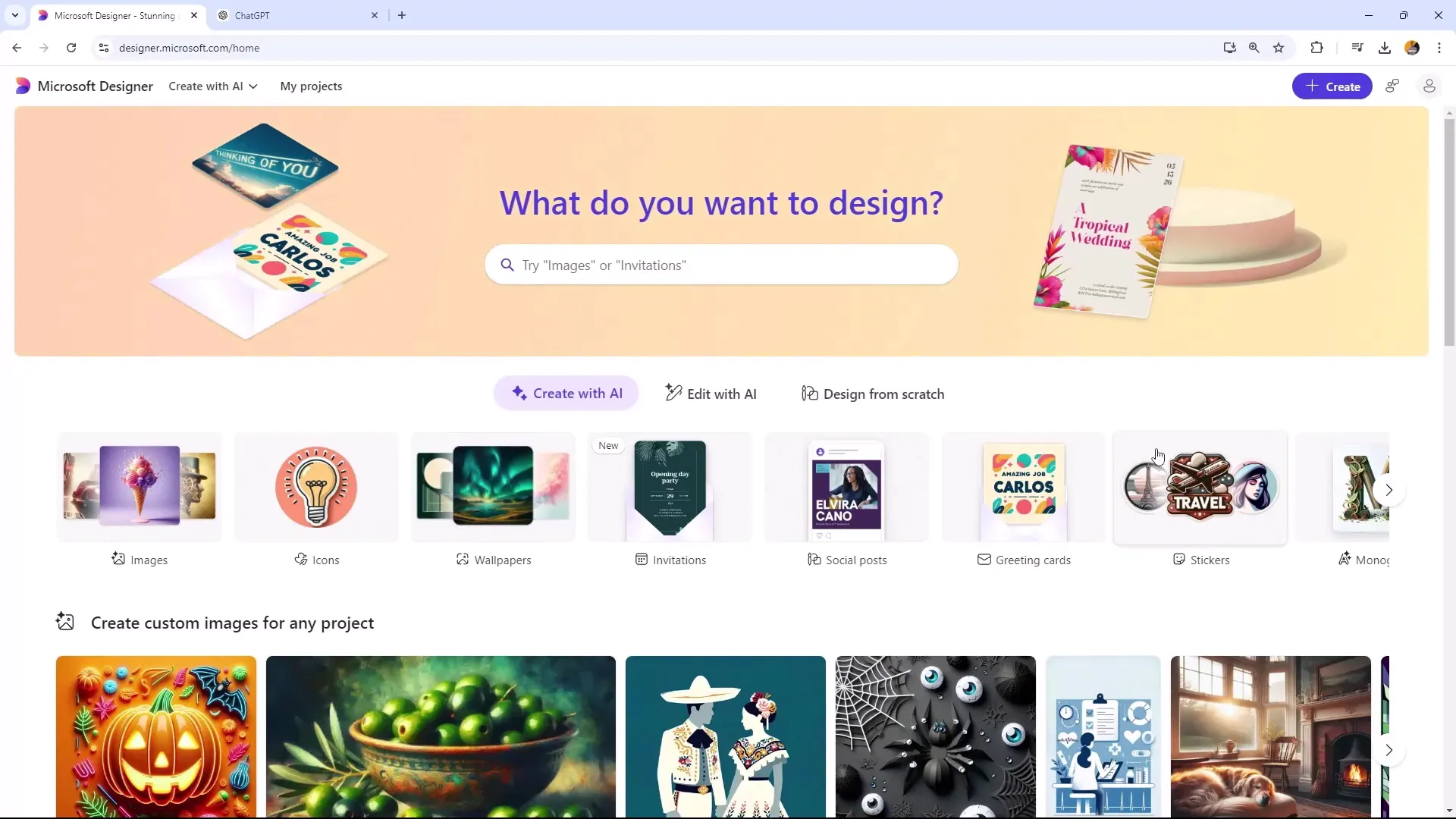Lag tiltalende PowerPoint-forsider med Microsoft Designer
