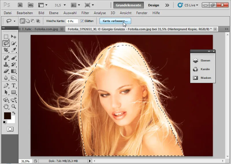 Nové funkcie v Photoshop CS5: Vylepšenie hrany a inteligentné masky. Nové funkcie v Photoshop CS5: Vylepšenie hrán a inteligentné masky