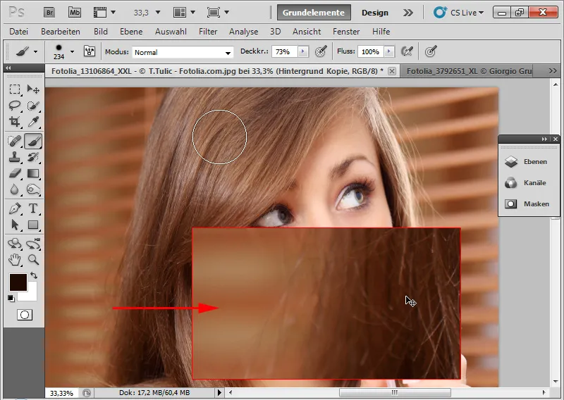 Nye funktioner i Photoshop CS5: Forbedring af kanter og intelligente masker