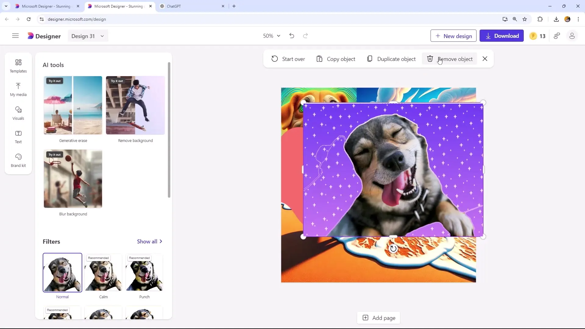 Effektivt arbeid med Microsoft Designer - Optimalt utnytte hurtigtaster
