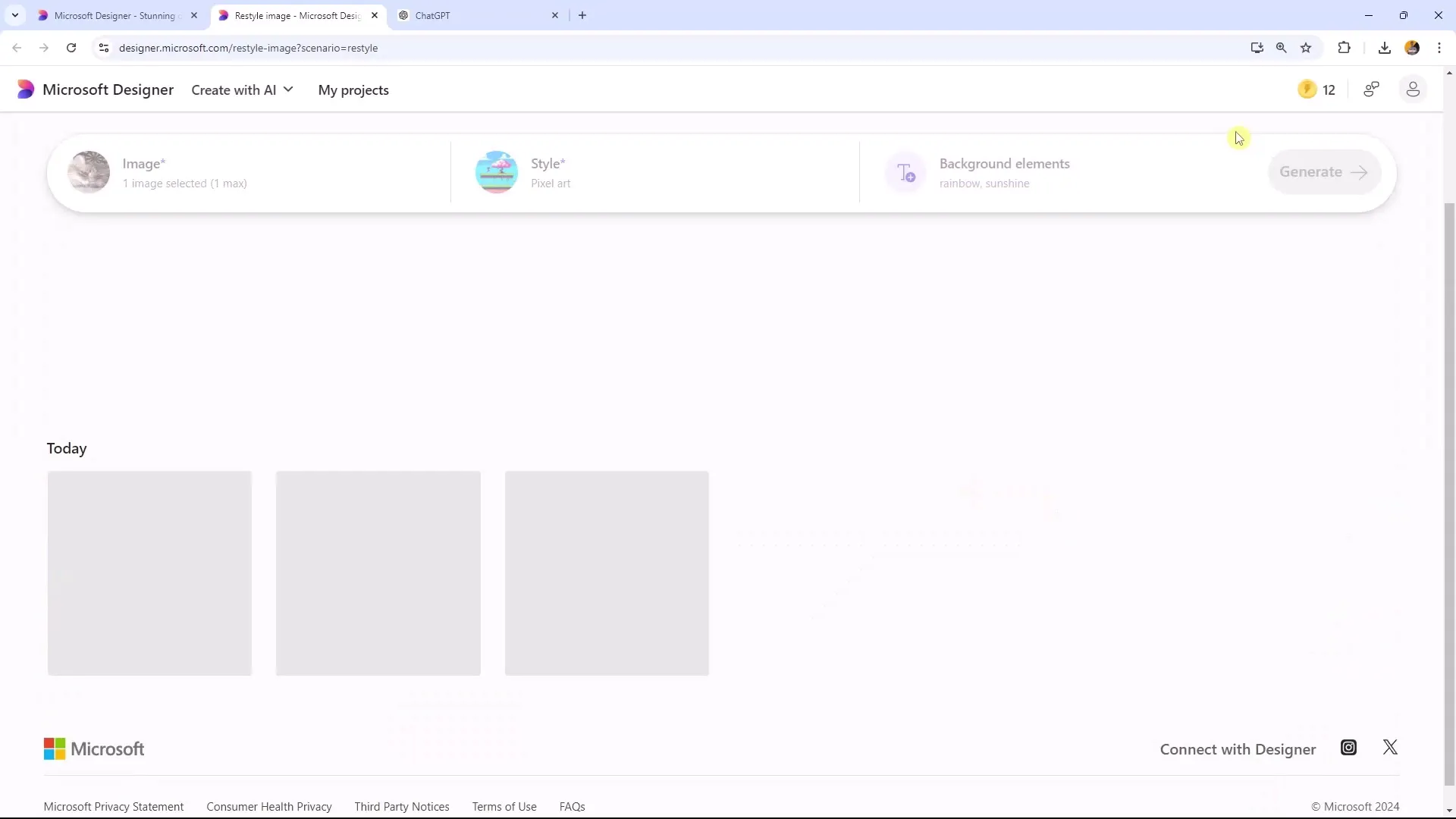 Å omforme bilder på en kreativ måte med Microsoft Designer