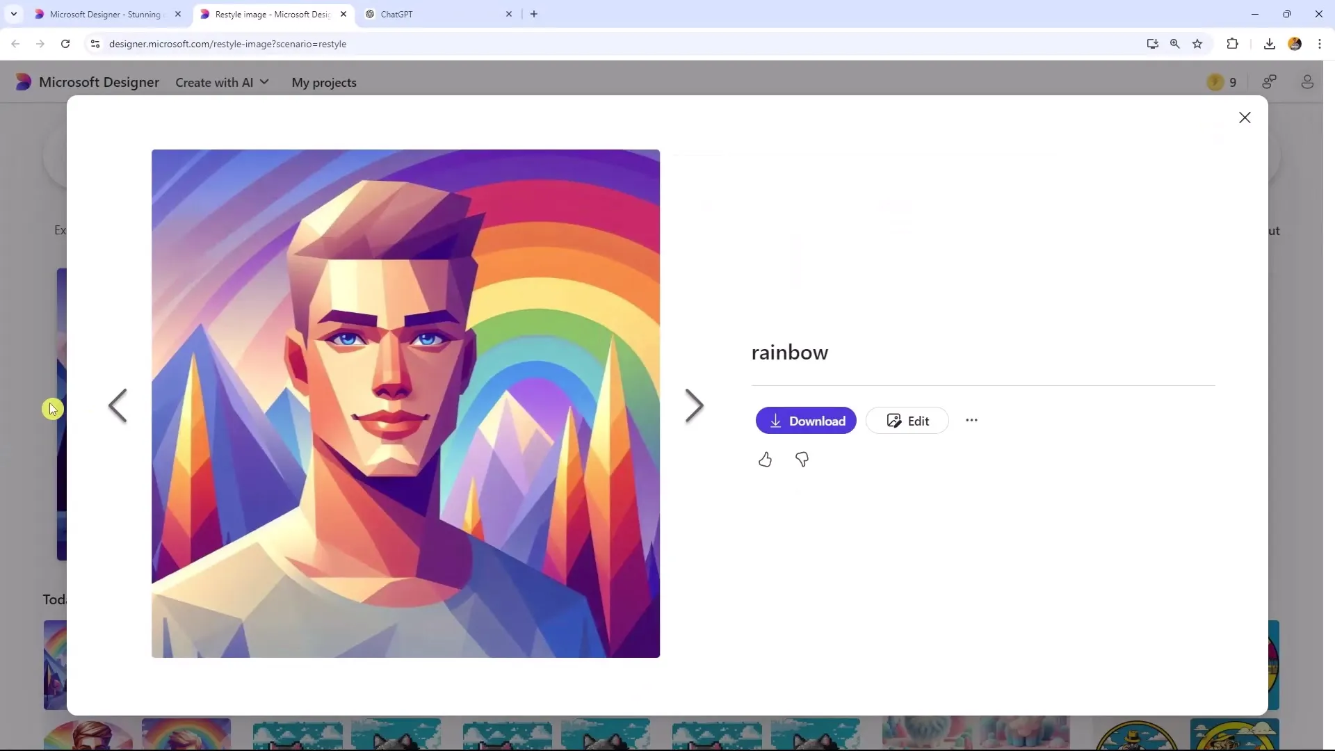 Gjenoppfinne bilder kreativt med Microsoft Designer