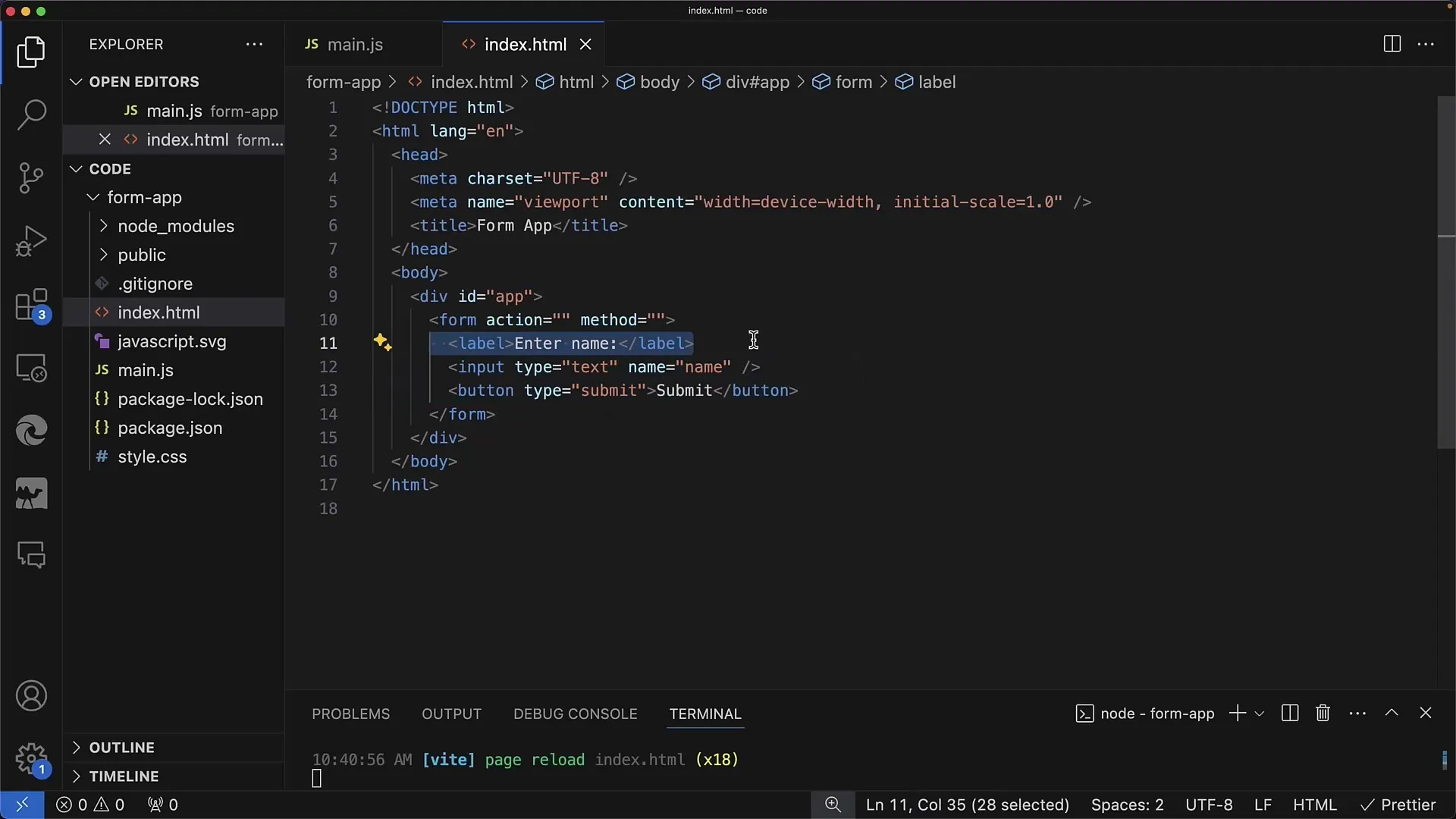 Creează-ți primul formular HTML