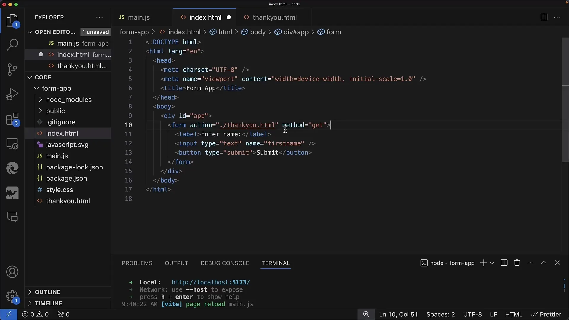 Creează-ți primul formular HTML
