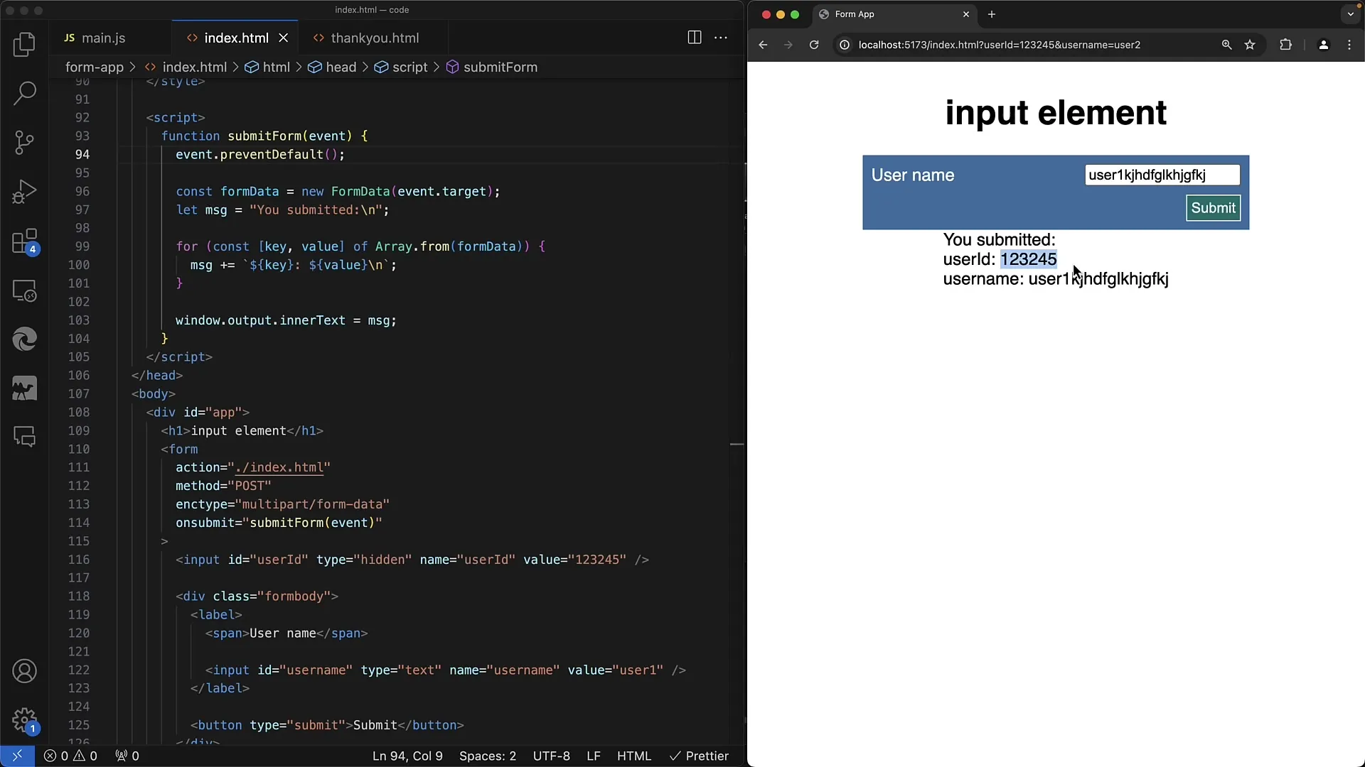 Creare moduli web: Utilizzo efficace dei campi di input nascosti