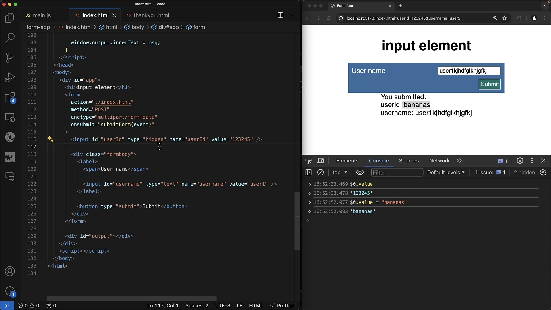 Creare moduli web: Utilizzo efficace dei campi di input nascosti