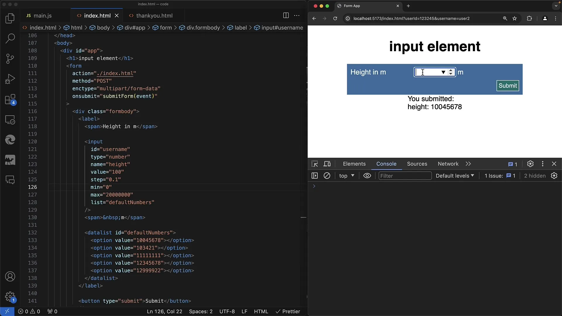 Optimización de la entrada de números en formularios web