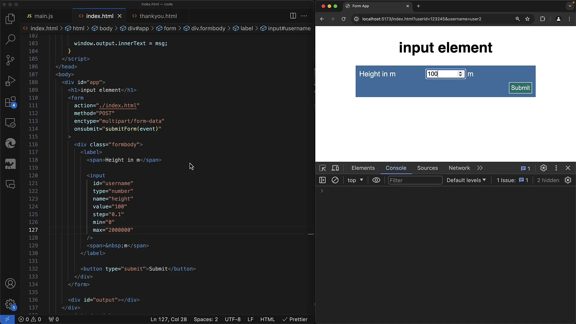 Optimización de la introducción de números en formularios web
