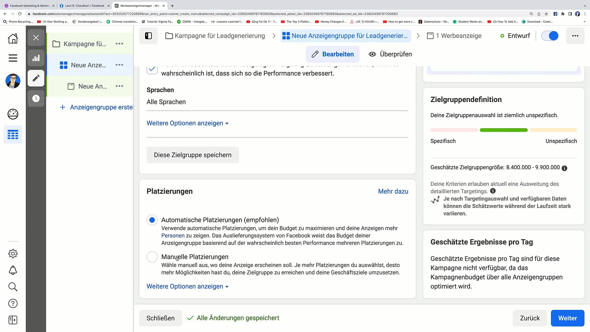 Vedoucí reklamních inzerátů na Facebooku pro efektivní generování e-mailů