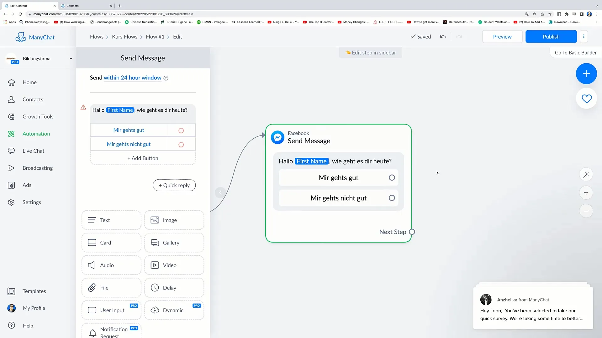 Erstellung komplexer Flows für erfolgreiches Facebook-Marketing Erstellung komplexer Flows für erfolgreiches Facebook-Marketing