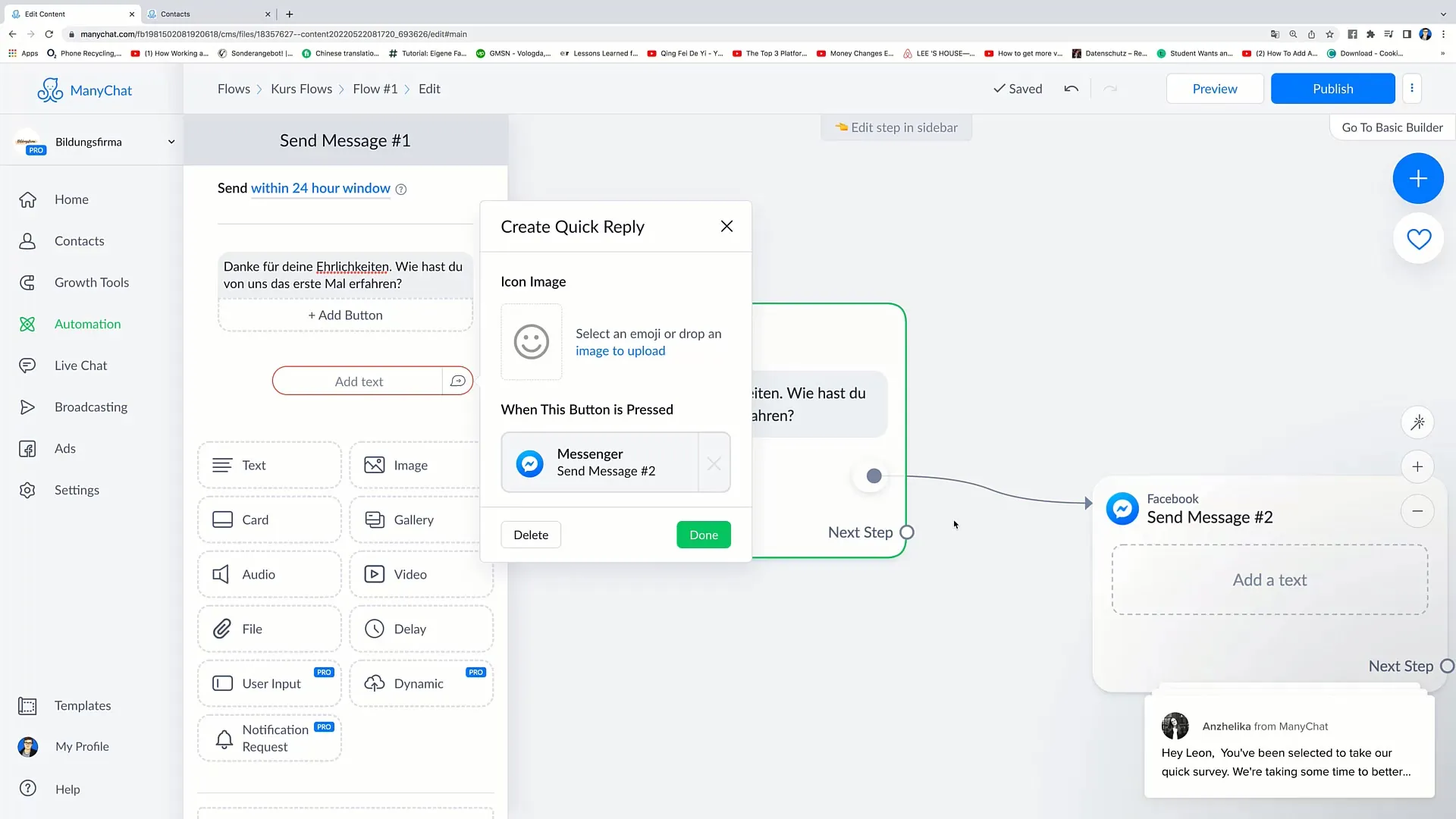 Erstellung komplexer Flows für erfolgreiches Facebook-Marketing Erstellung komplexer Flows für erfolgreiches Facebook-Marketing
