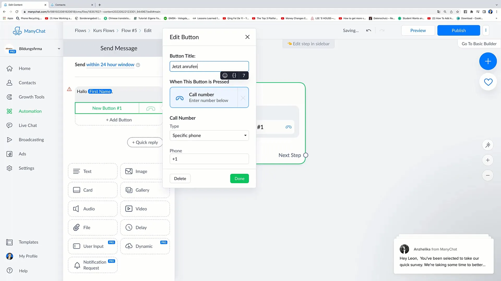 Facebook-Marketing: Anleitung zum Bearbeiten von Buttons in Nachrichten Facebook-Marketing: Anleitung zum Bearbeiten von Buttons in Nachrichten