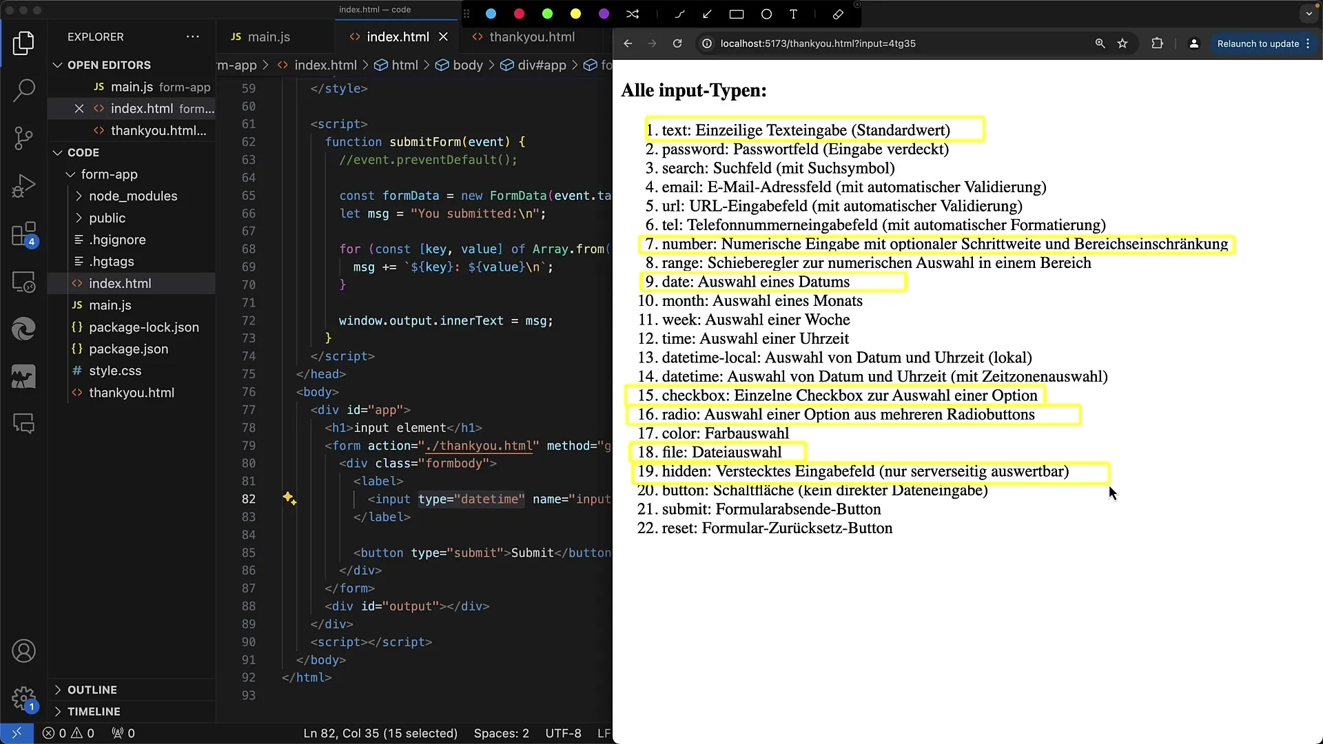 Membuat formulir web: Panduan lengkap tentang elemen input