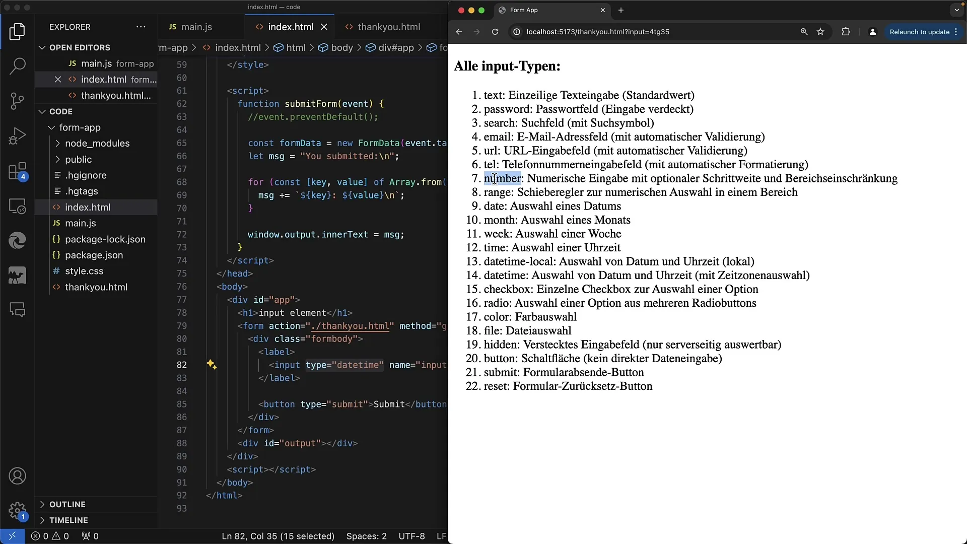 Membuat formulir web: Panduan lengkap untuk elemen input