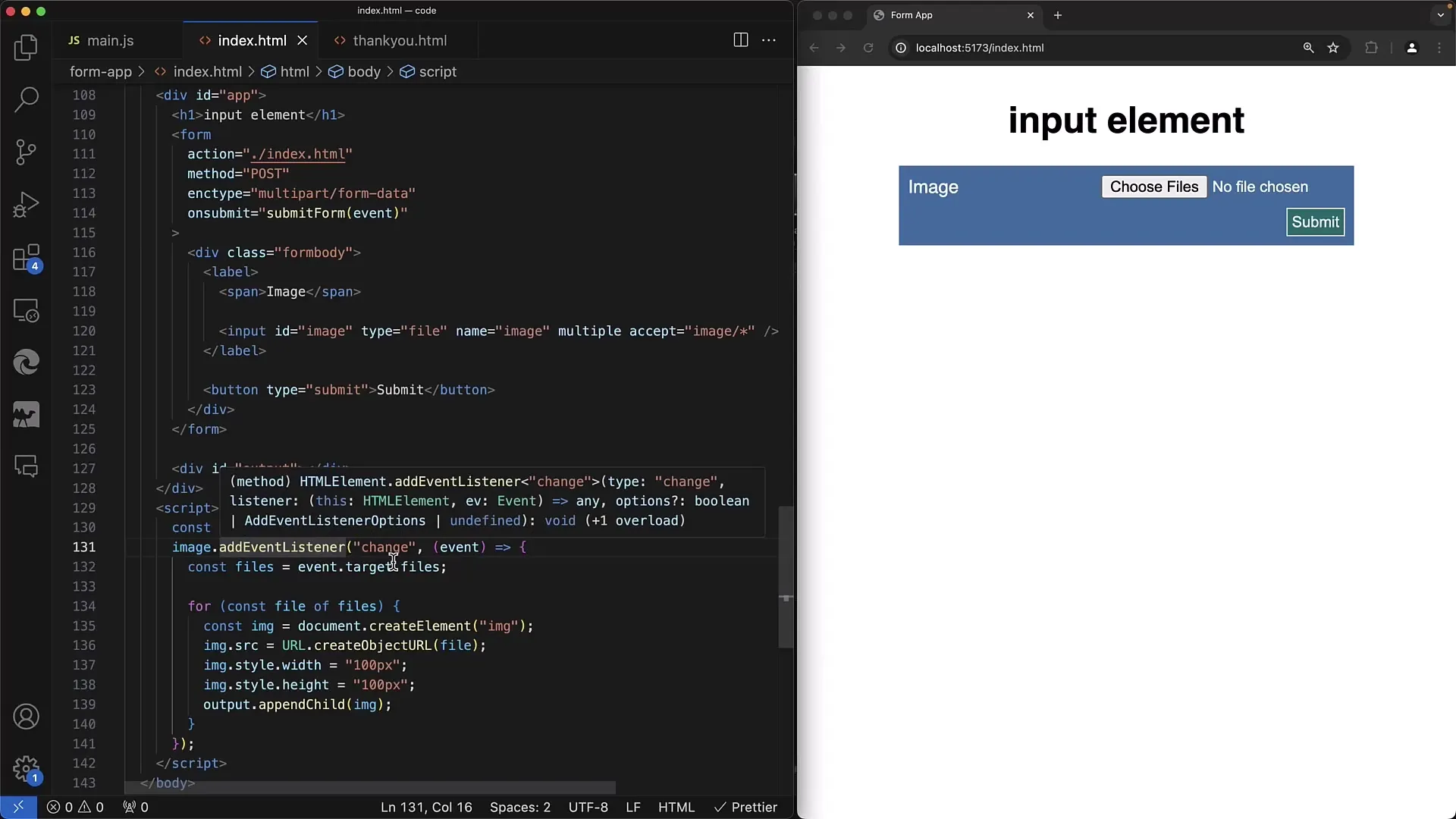 Fájlfeltöltés és előnézet JavaScript segítségével