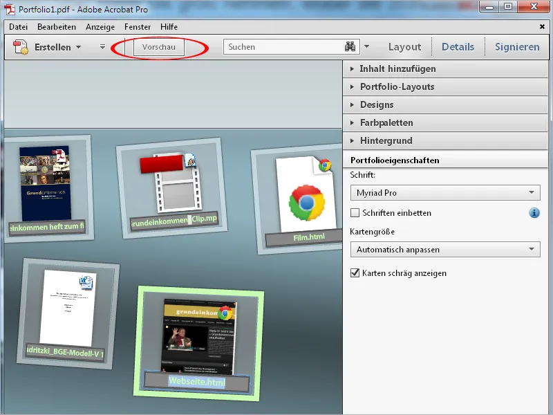 PDF-Portfolios mit Acrobat - Teil 1