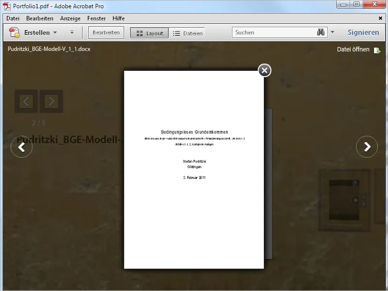 PDF-Portfolios mit Acrobat - Teil 1