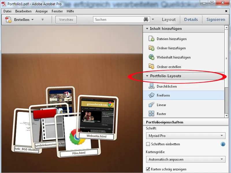 PDF-Portfolios mit Acrobat - Teil 1