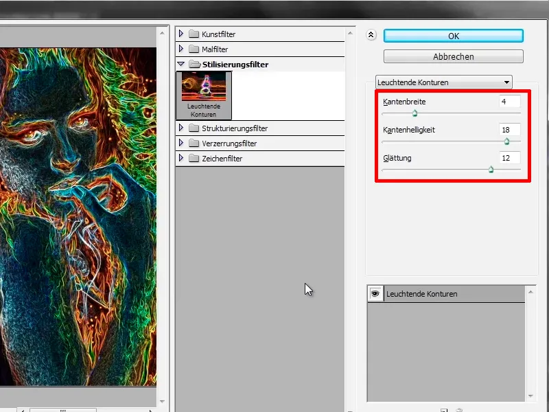Photoshop composing - Fire and ice - Part 09: The icy look of the man