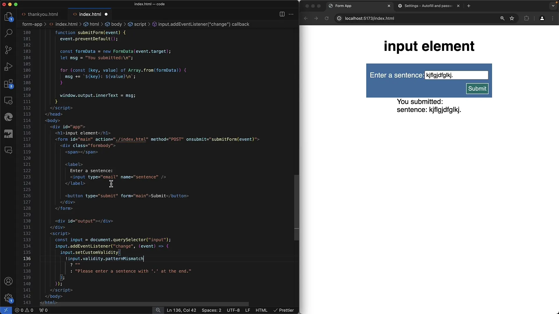 Asiakkaan puoleinen validointi verkkolomakkeisiin JavaScriptillä