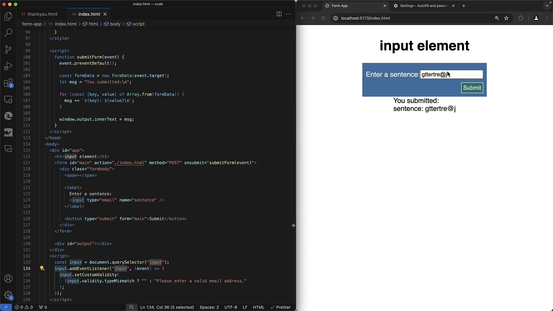 Asiakkaan lomakkeiden validointi JavaScriptillä