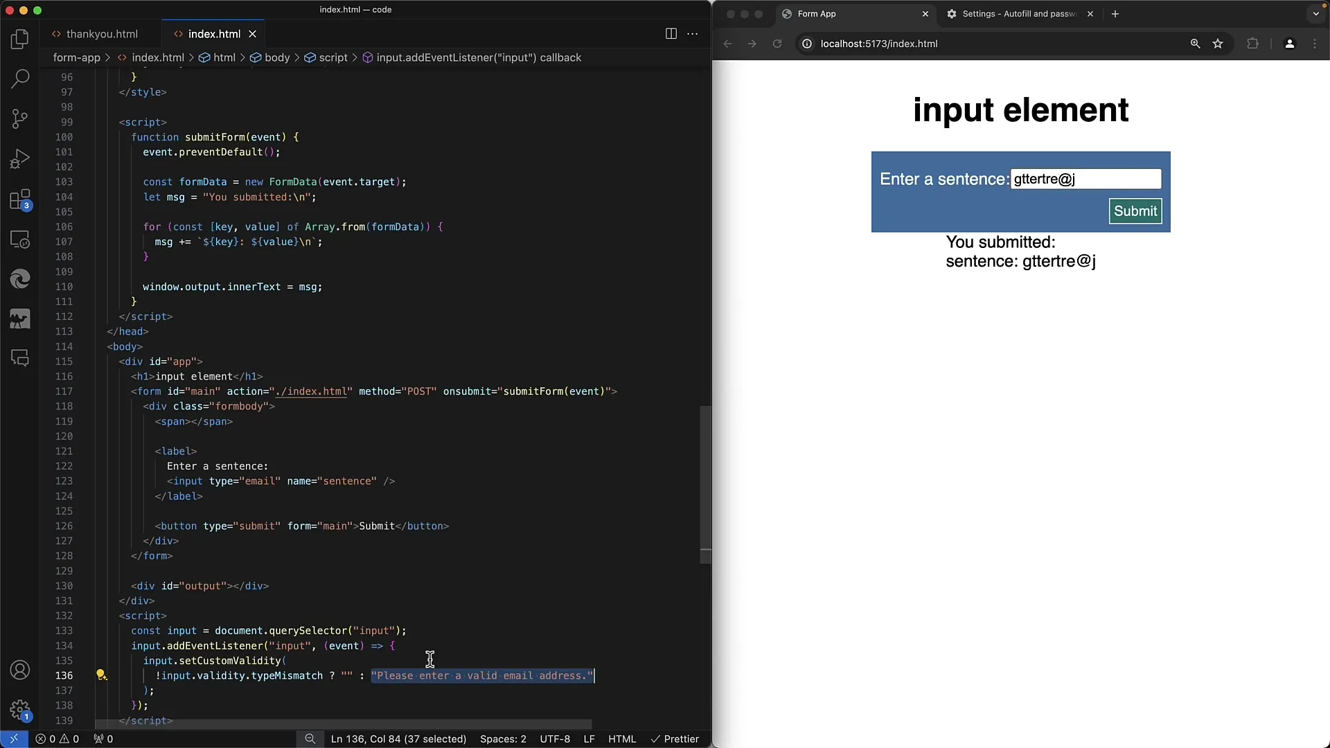 Asiakaspuolella tapahtuva verkkolomakkeiden validointi JavaScriptillä