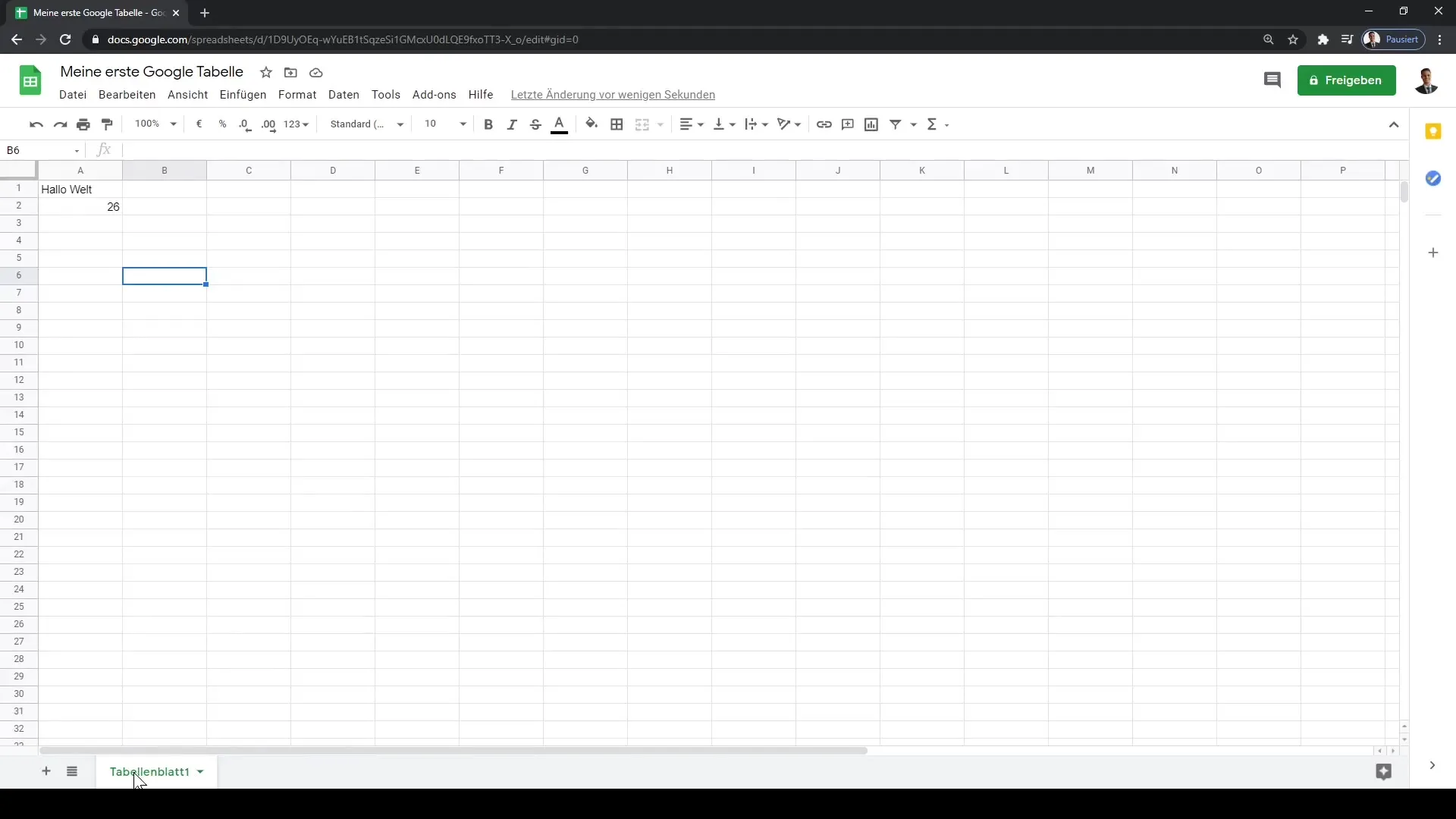 Google Sheets: Sinu esimene juhend kasutajaliidesele