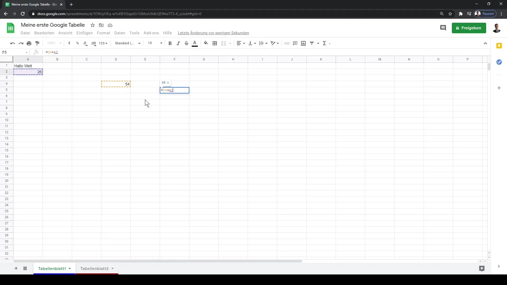 Google Sheets: Sinu esimene juhend kasutajaliidesele