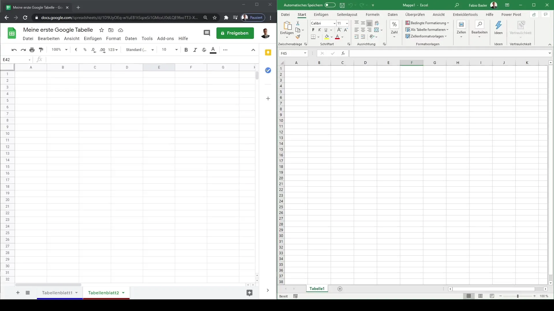 Google Tabel vs Microsoft Excel: Põhjalik võrdlus