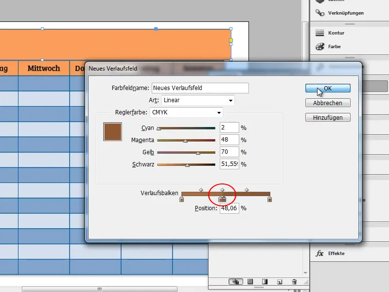 Vytvořit rozvrh hodin v programu Adobe InDesign.