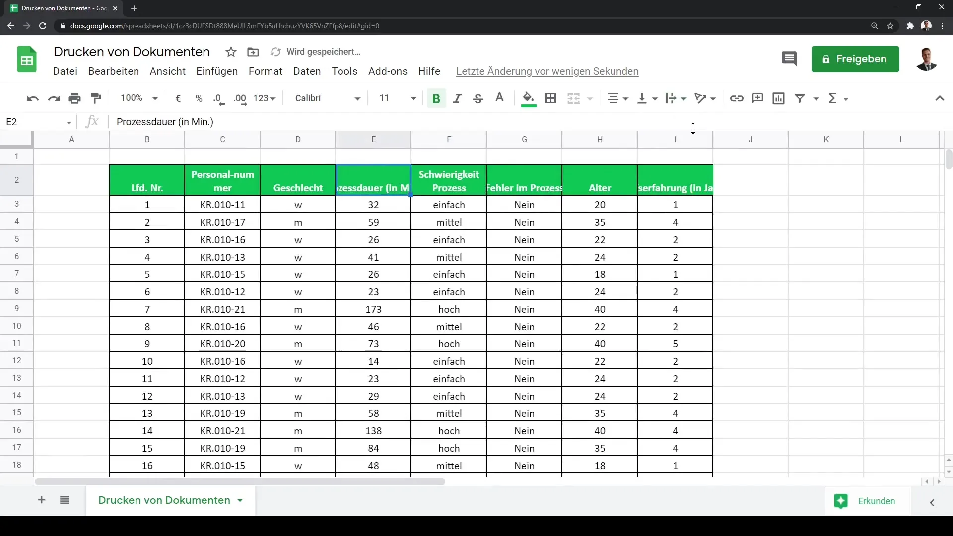 Google Sheets'i dokumentide tõhus trükkimine