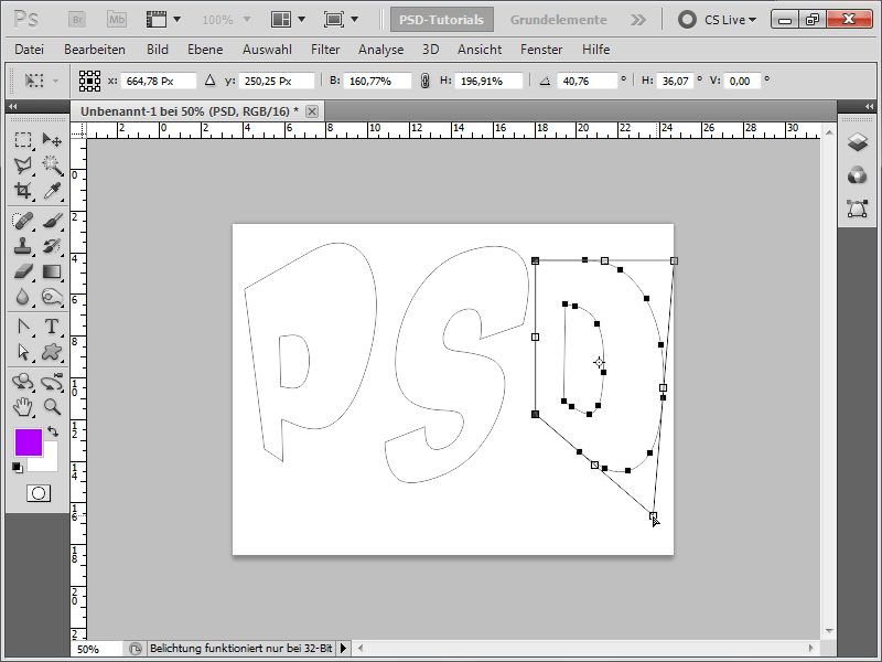 Logo med flere prangende effekter