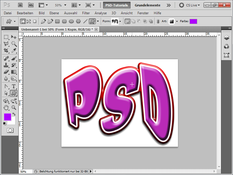 Logo med diverse prangende effekter