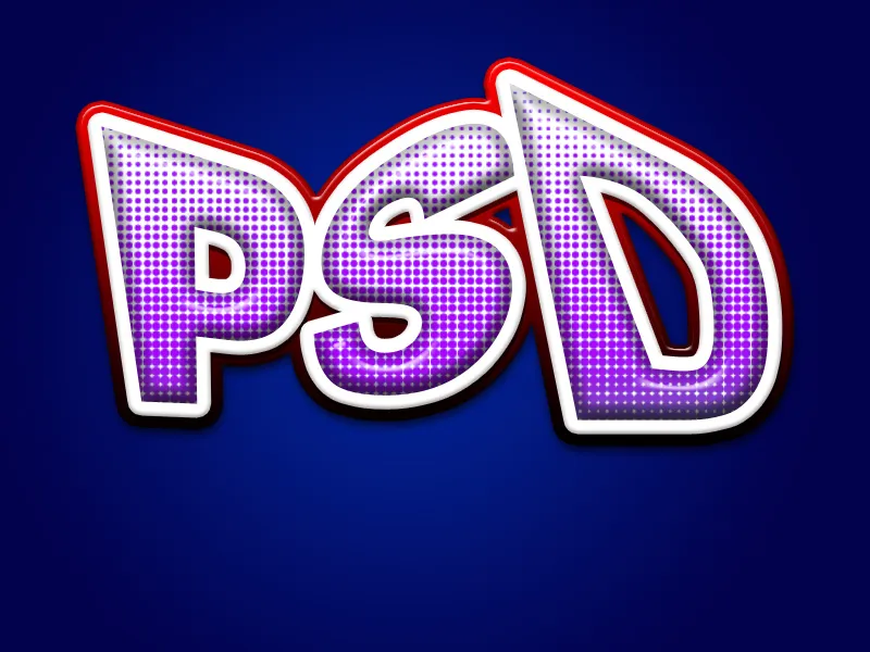 Logo med forskjellige prangende effekter