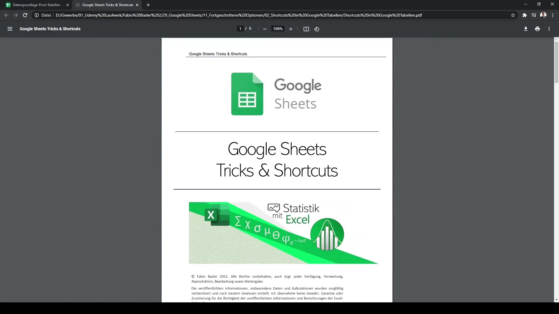 Valda Google Sheets koos 10 parima otseteega